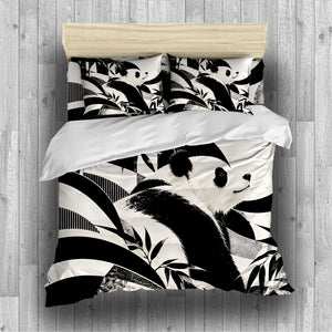 Panda Adult Nature & Quiet Home Duvet Cover Set - Print 25