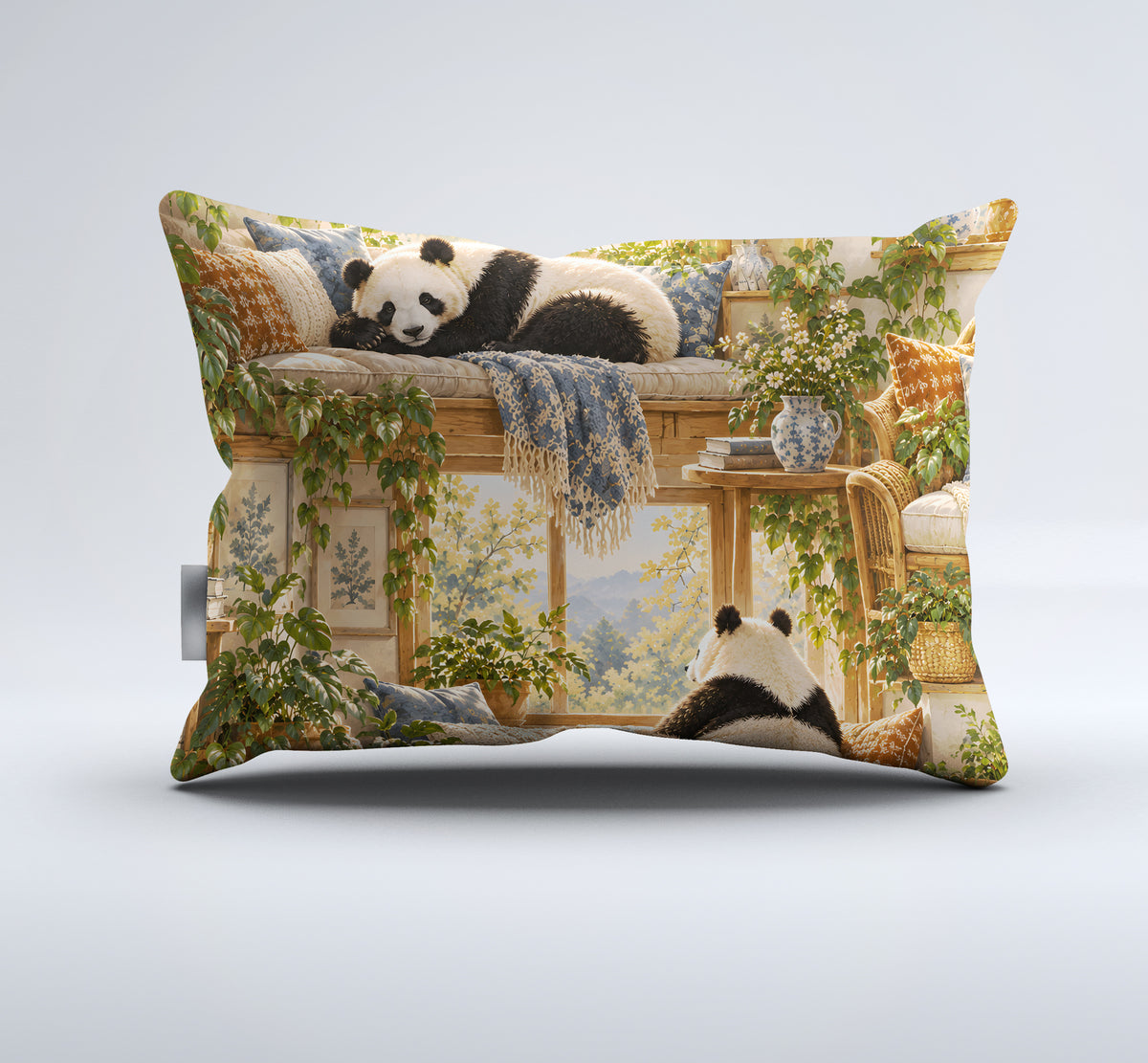 Panda Adult Nature & Quiet Home Duvet Cover Set - Print 34