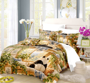 Panda Adult Nature & Quiet Home Duvet Cover Set - Print 36