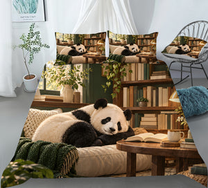 Panda × American Interest Culture Duvet Cover Set - Print 15