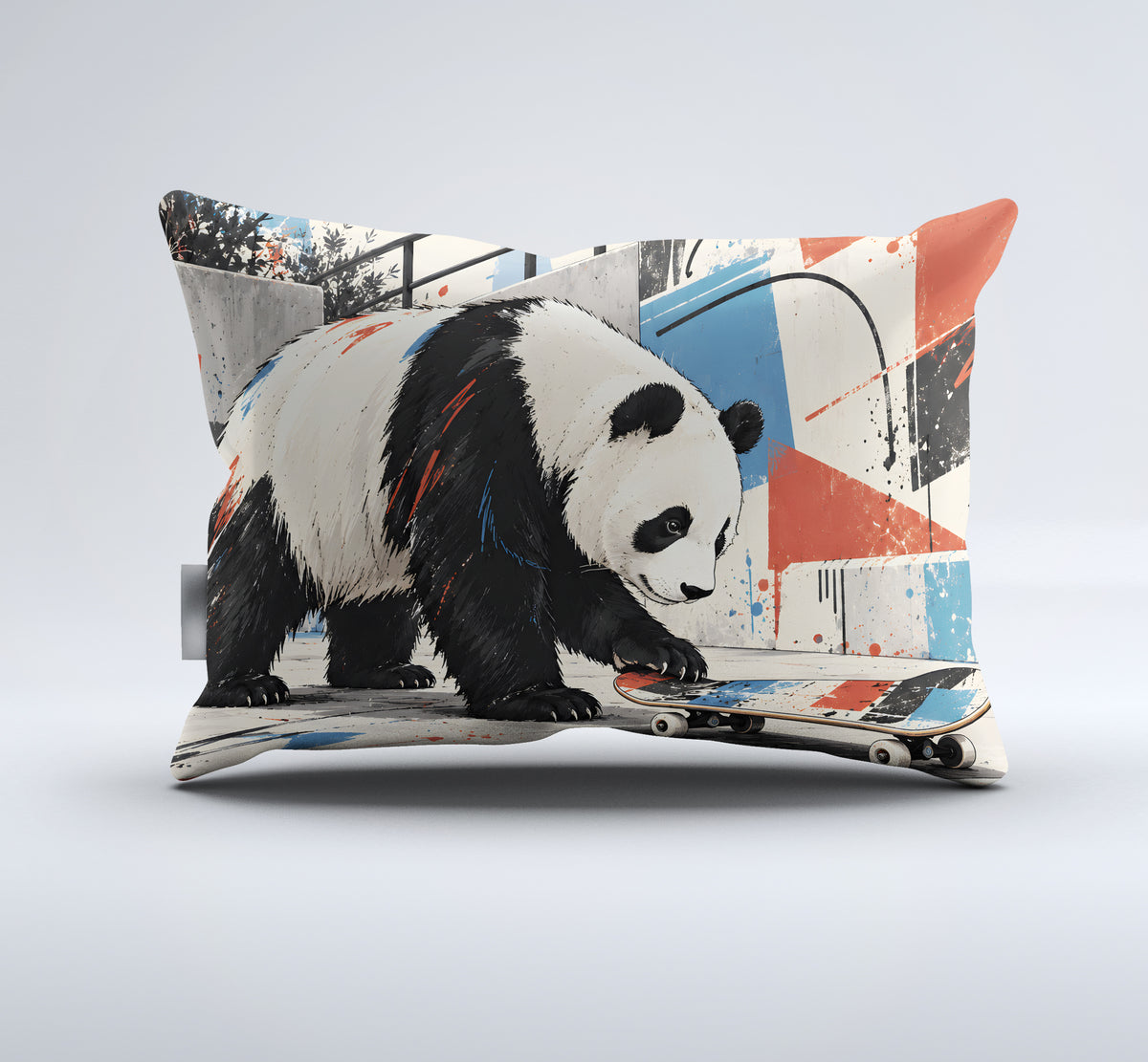 Panda × American Interest Culture Duvet Cover Set - Print 34