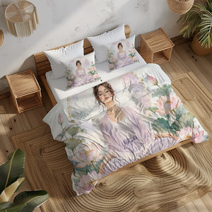 Yoga Meditation Energy Duvet Cover Set - Print 2