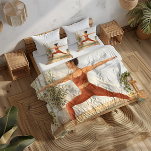 Yoga Meditation Energy Duvet Cover Set - Print 8