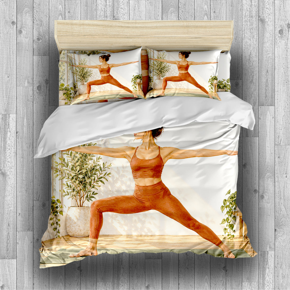 Yoga Meditation Energy Duvet Cover Set - Print 7