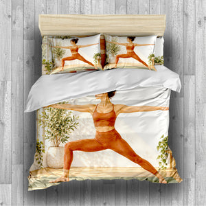 Yoga Meditation Energy Duvet Cover Set - Print 7