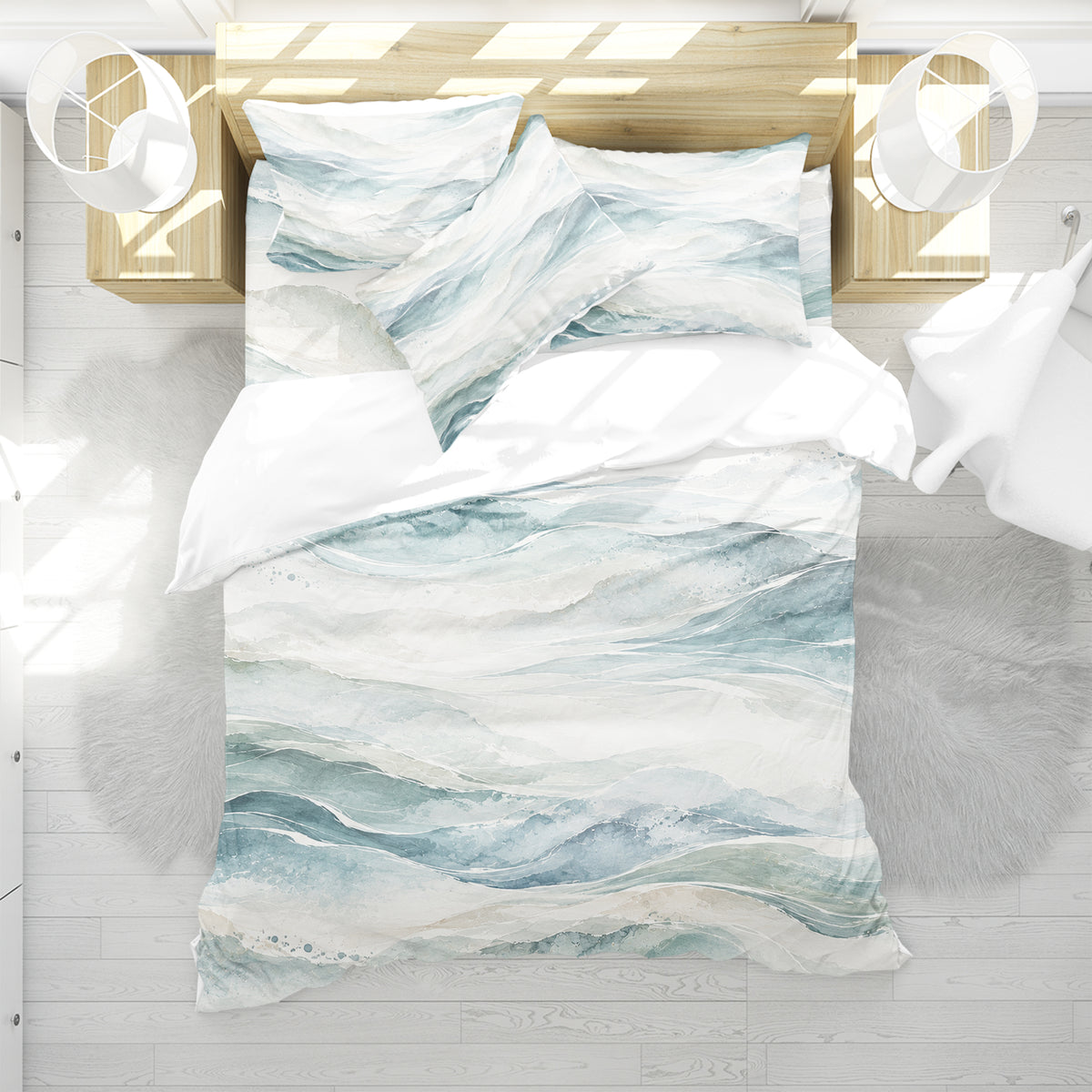 Yoga Meditation Energy Duvet Cover Set - Print 17