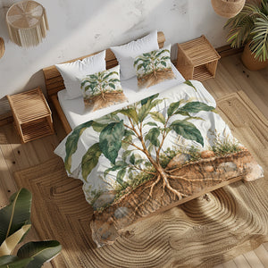 Yoga Meditation Energy Duvet Cover Set - Print 20