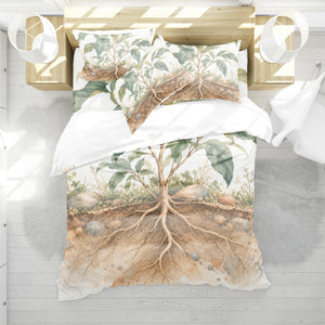 Yoga Meditation Energy Duvet Cover Set - Print 23