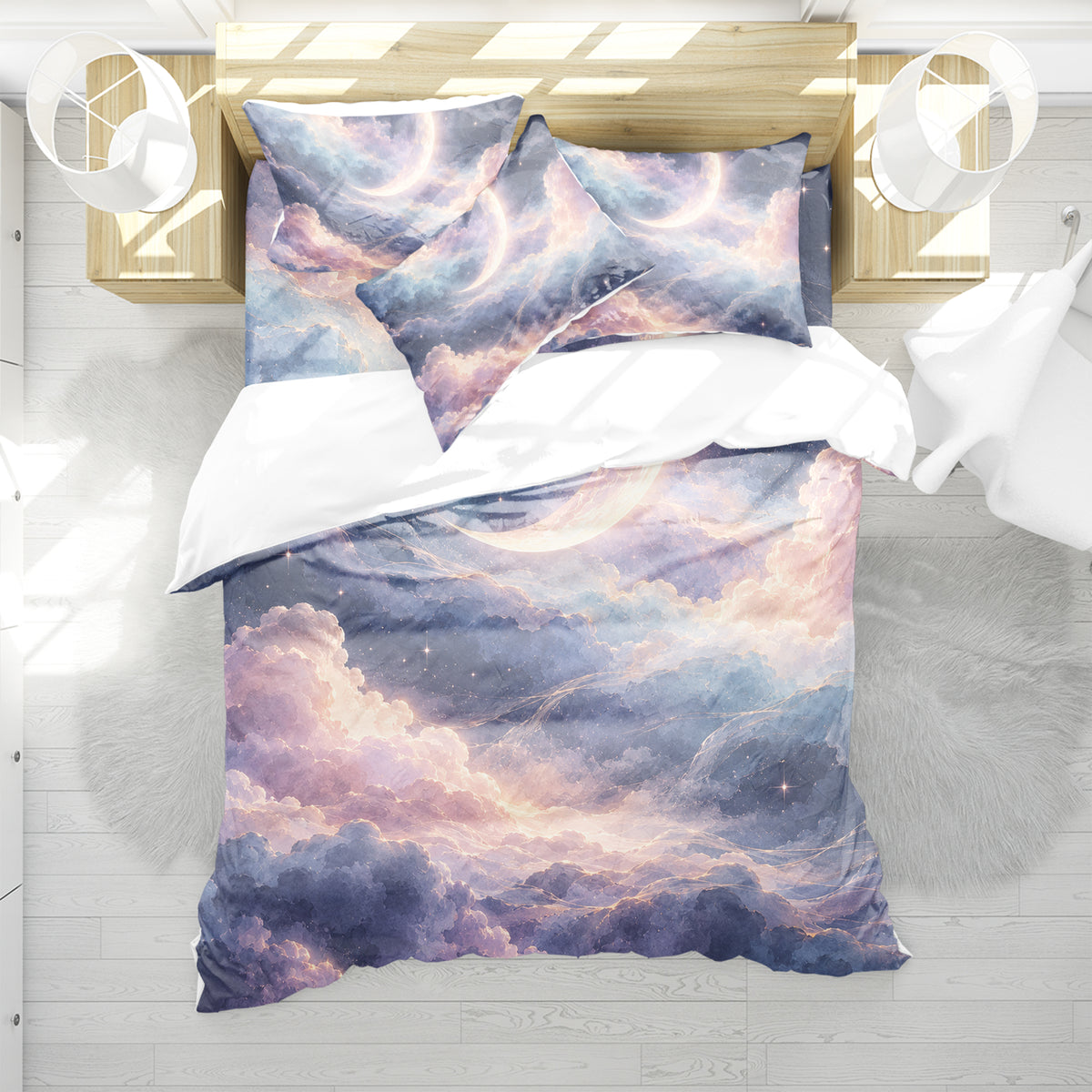 Yoga Meditation Energy Duvet Cover Set - Print 29