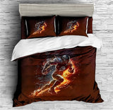 Retro Rugby Duvet Cover Set - Print 3