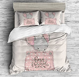 Cartoon Mouse Print Duvet Cover Set - Print 1