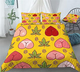 Sweet Couple Love Bedding Love Couple Passion Duvet Cover Set - Print 3