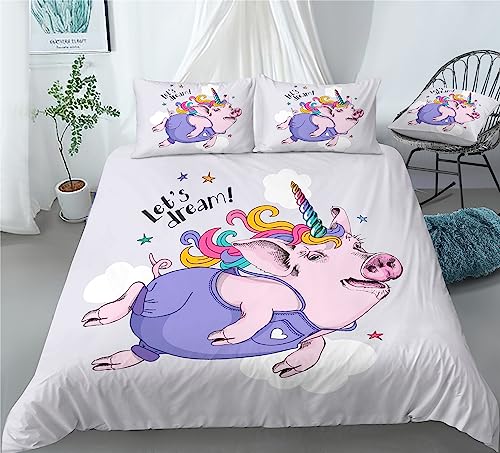 REALIN Hand-Painted Succulent Bedding Desert Plant Scrub Cactus Duvet Cover Set Girl Boy Kids Bed Sets 2/3/4PCS Quilt Covers/Sheets/Pillow Shams,Twin/Full/Queen/King (B,Full-200x229cm-4PCS)