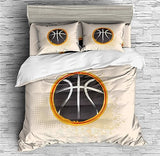 Basketball Cartoon Basketball Duvet Cover Set - Print 3