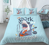 Sharks Duvet Cover Set - Print 1