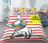 Olde English Bulldogge Animal Puppies Bedding Bulldog Pets Duvet Cover Set - Print 3