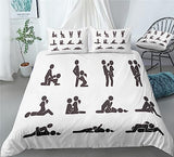 Cozy Couple Duvet Cover Set - Print 2