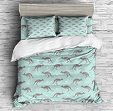 Kangaroo Animals Duvet Cover Set - Print 2