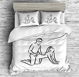 Passionate Couple Duvet Cover Set - Print 2