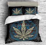 Marijuana Duvet Cover Set - Print 3
