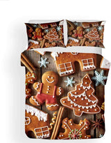 Cartoon Christmas Duvet Cover Set - Print 5