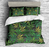 Marijuana Duvet Cover Set - Print 2