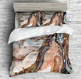 Color Swirl Marble Bedding Marble Prints Prints Duvet Cover Set - Print 3