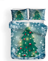 Cartoon Christmas Duvet Cover Set - Print 2