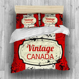 Canadian Flag Duvet Cover Set - Print 2