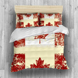 Canadian Flag Duvet Cover Set - Print 4