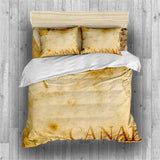 Canadian Flag Duvet Cover Set - Print 3