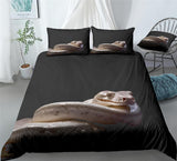 Python Wildlife Bedding Tropical Rainforest Python Snake Duvet Cover Set - Print 1