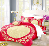 Traditional Dragon and Phoenix Duvet Cover Set - Print 4