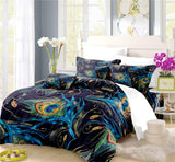 Peacock Duvet Cover Set - Print 1