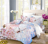Peach Blossom Duvet Cover Set - Print 1