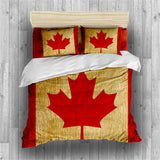 Canadian Flag Duvet Cover Set - Print 5