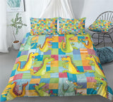 Cute Crocodile Wildlife Duvet Cover Set - Print 2