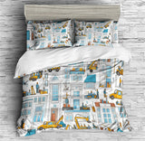 Truck Printed Duvet Cover Set - Print 2