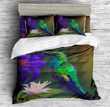 Hummingbird Duvet Cover Set - Print 3