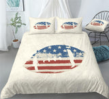 Rugby Duvet Cover Set - Print 1