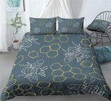 Bee Animals Prints Duvet Cover Set - Print 2