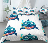 Sharks Duvet Cover Set - Print 3