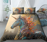 Unicorn Wildlife Bedding African Style Unicorn Duvet Cover Set - Print 2