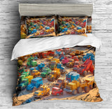 Truck Printed Duvet Cover Set - Print 1