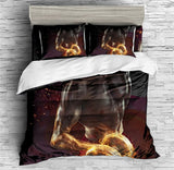 Fitness Dumbbells Duvet Cover Set - Print 3