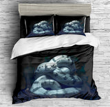 Python Snake Themed Bedding Python Tropical and Rainforest Duvet Cover Set - Print 1