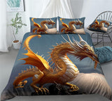 Dragon Animals Duvet Cover Set - Print 3