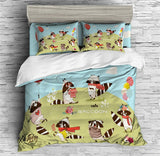 Cute Raccoon Duvet Cover Set - Print 1