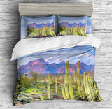 Cactus Duvet Cover Set - Print 1