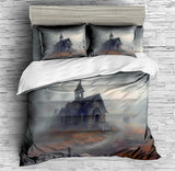 Haunted House Duvet Cover Set - Print 2